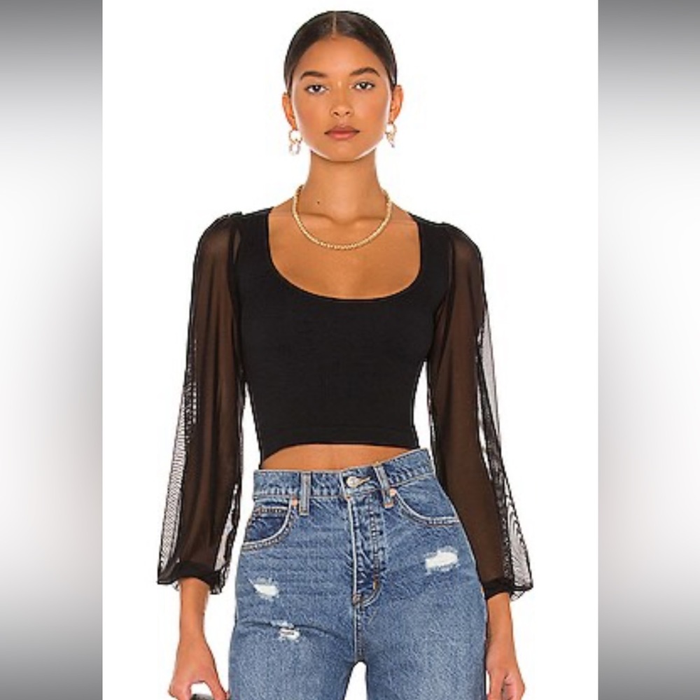 free people black top from revolve